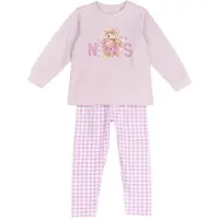 Chicco Pijama castanho claro / rosa / preto / branco