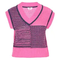 Mymo Pullover navy / rosa