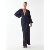 BWLDR Vestido de festa 'Elena' azul escuro