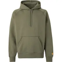 Carhartt WIP - Sweats - Hooded Chase Sweat Leaf Gold para Homem - Tamanho S - Caqui