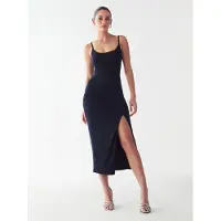 BWLDR Vestido 'Lani' azul noturno