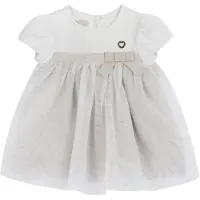 Chicco Vestido cinzento / branco
