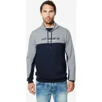 KOROSHI Sweatshirt navy / branco