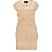 Faina Vestido 'Festive' bege