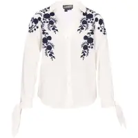 Dreimaster Blusa navy / offwhite