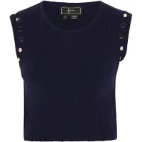 Faina Top 'Festive' navy