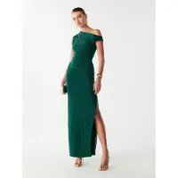 BWLDR Vestido 'Freya' verde escuro