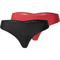 Hunkemoller Tanga vermelho / preto