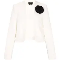 Faina Blazer preto / branco natural