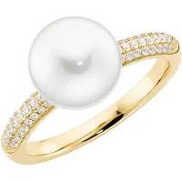 Giorgio Martello Milano Anel ouro / branco