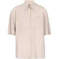 Dreimaster Klassik Blusa 'Classic' branco lã