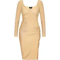 Faina Vestido 'Festive' ouro