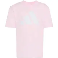 Adidas Camisa funcionais cor-de-rosa / branco