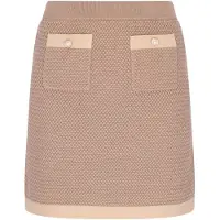Faina Saia bege / bege escuro