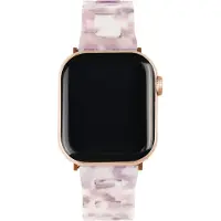 IDEAL OF SWEDEN Pulseira 'Apple Watch 38/40/41/42 Mm' rosé / branco natural