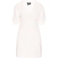 Dreimaster Vestido de malha offwhite