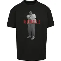 Mister tee Camisa cinzento claro / vermelho / preto / branco