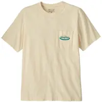Patagonia T-Shirt mangas curtas M'S MW '95 OVAL LOGO POCKET TEE homens - Bege - EU S
