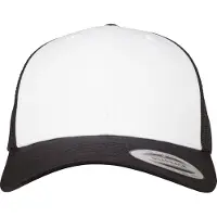 Flexfit Boné preto / branco