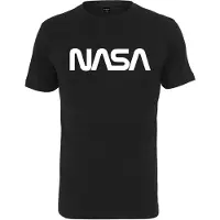 Mister tee Camisa 'Nasa' preto / branco
