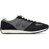 New Balance unisex. U471V1 Sapatilhas de pele 471 pretas (37), Plano, Camurça, Cordão, Casual, Cinza