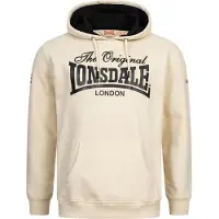 Lonsdale Sweatshirt 'Atherton' bege / preto