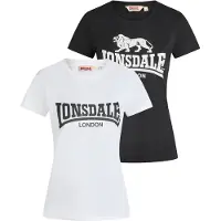 Lonsdale Camisa 'Nash' preto / branco