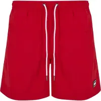 Urban Classics Calções de banho vermelho