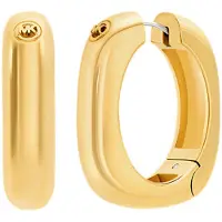 Michael Kors Gold-plated oval Orecchini Premium MKJ8603710