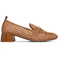 Hispanitas para mulher. RHV264828 Sapatos Lisboa castanhos (36), Marrom, 3 a 5cm, Nenhum, Casual