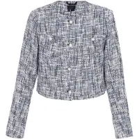 Dreimaster Klassik Blazer navy / cinzento / preto / branco