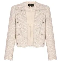 Faina Blazer 'Festive' bege / camurça / cinzento claro