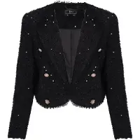 Faina Blazer ouro / preto