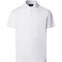 Hackett London para homem. HM5600098 Polo Pima branco (L), Casual, Algodão, Manga curta
