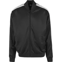 Urban Classics Casaco em moletão preto / branco