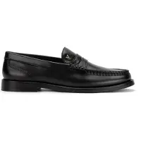 Martinelli para homem. 1411-2496DY Mocassins de couro Pacific preto (44), Plano, Nenhum, Casual, Clássico