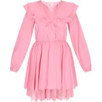 IZIA Vestido de verão rosa claro