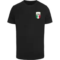 Mister tee Camisa 'Azurro Italia' ouro / verde / preto / branco