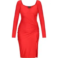 Faina Vestido 'Festive' vermelho