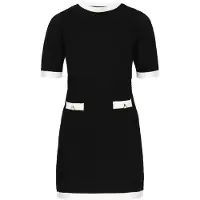 Faina Vestido 'Festive' preto / branco