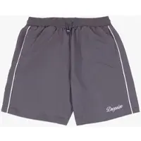 Dropsize Calças acinzentado / branco