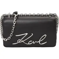 Karl Lagerfeld Mala de ombro 'Signature' preto