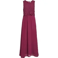 Vila Vestido Midi Sem Mangas Milina Lace
