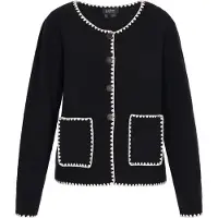 Usha Casaco de malha 'Classic' preto