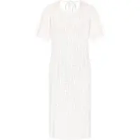 Dreimaster Vestido de malha offwhite