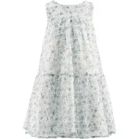 Happy girls Vestido azul ganga / verde / branco