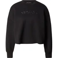 Armani Exchange para mulher. XW002049AF21298UC001 Camisola boxy preta (S), Preto, Casual, Algodão