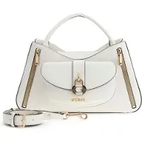 GUESS Mala de ombro 'Sac Bandoulière Cordelia Logo Luxury White' branco