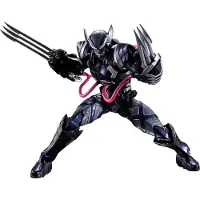 Tamashii Nations Figura Tech-on Venom Symbiote Wolverine Marvel 16 Cm