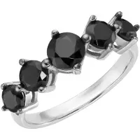 Giorgio Martello Milano Anel preto / prata